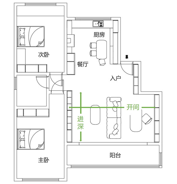 全友全屋定制|买房人抢着要的“横厅户型”，到底好在哪里？